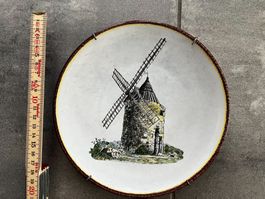 Assiette le Moulin de Daudet MR