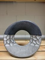 Designer Deko Objekt Ringform – Vase Skulptur modern)