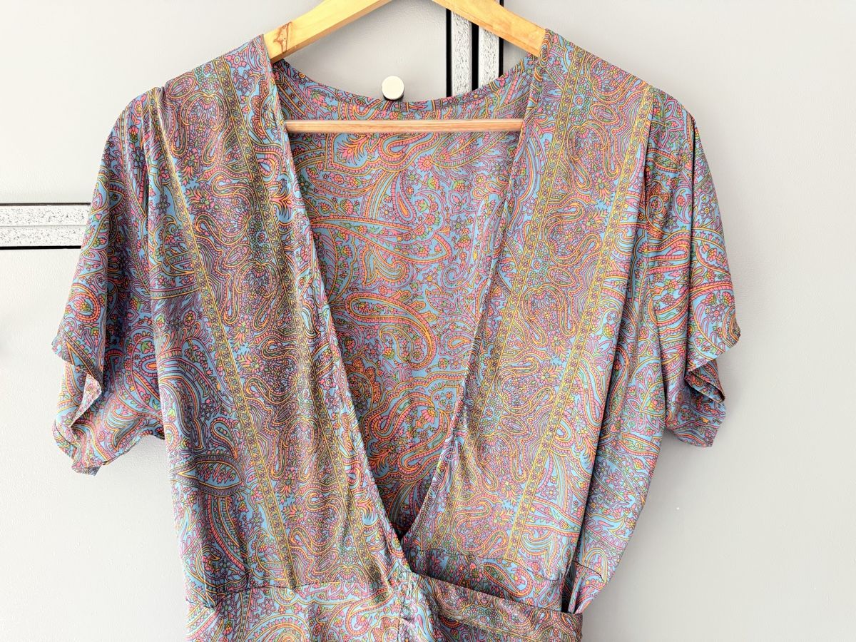 Vestiti: Sommerkleid mit Seide made in India – Usato da Einsiedeln venduto da kalliopee 3