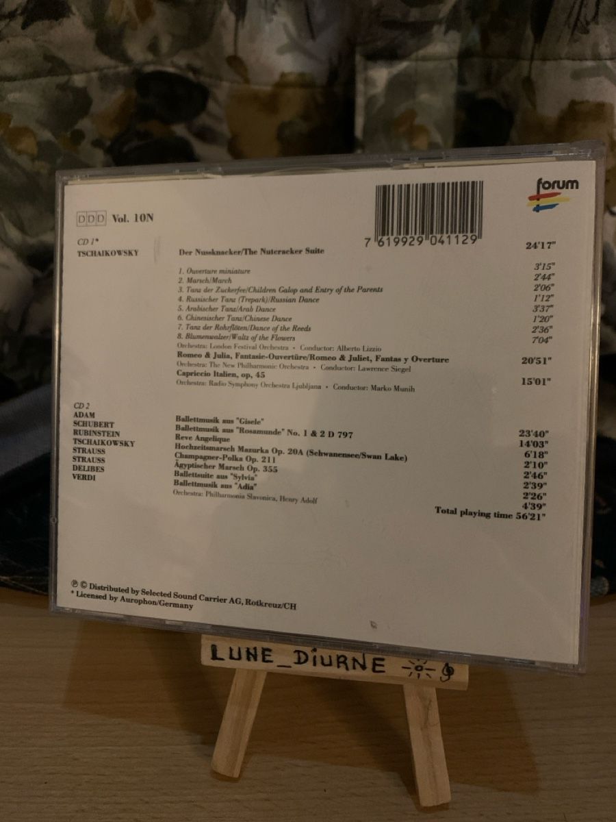 CD: Coffret 2 CD Musique de ballet classique  – Usato da Salavaux venduto da Lune_Diurne 1