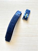 Swatch Uhrenarmband textil blau  17m