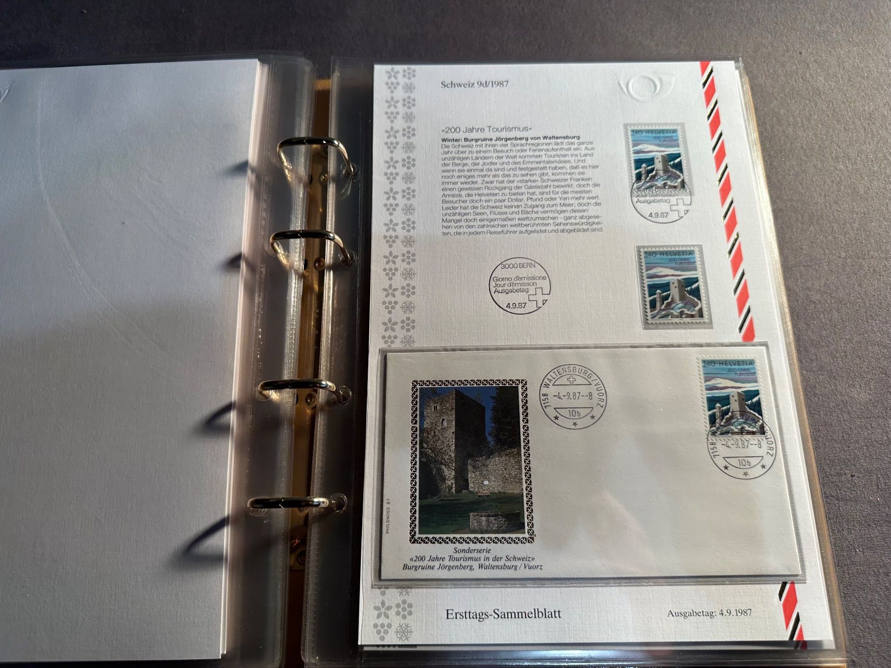 Tutti i francobolli: Sammlung Sammelblätter Schweiz mit Postfrischen** – Usato da Stettfurt venduto da 2442 6