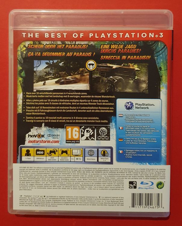 Sony PlayStation 3 Game (PS3) Motor Storm - Pacific Rift (Gebraucht) in ...