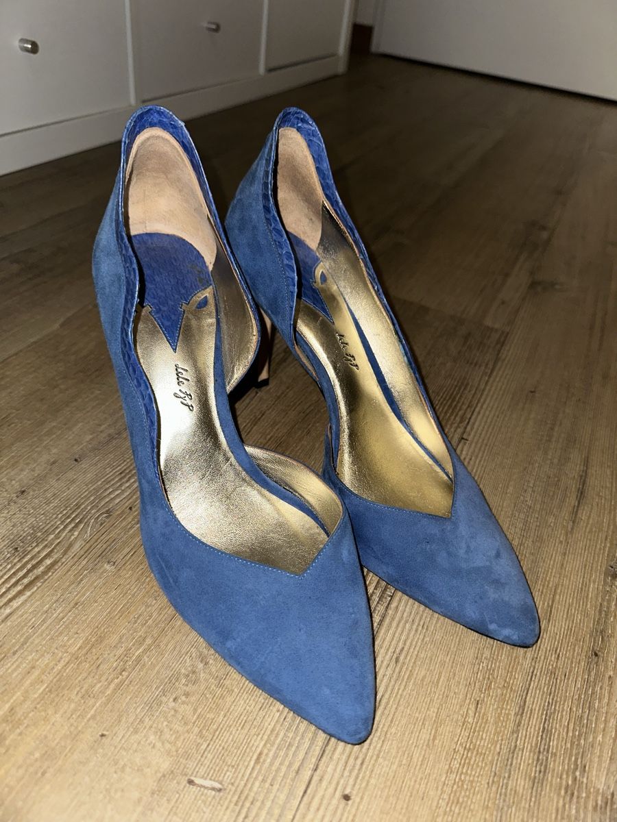 Damenschuhe: Blaue High-Heels von Vero Cuoio – Gebraucht aus Bassersdorf von cel_2n7l