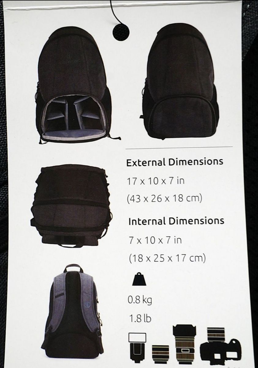 Tamrac Zaini: TAMRAC Tradewind Backpack 18 Grey – Nuovo e nell'imballaggio originale da Rümlang venduto da Jennyanna 2
