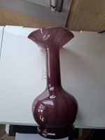 EMPOLI  ITALIAN ART GLASS VASE AMETHYST PONTIL BASE VINTAGE