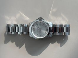 Longines Conquest, Herren Uhr, Quarz, Ø 41.00 mm, Edelstahl.