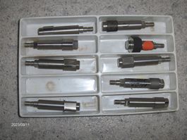 Maschinen Teile Wellen D.15.00 für Lager Gew.M8 rostfrei