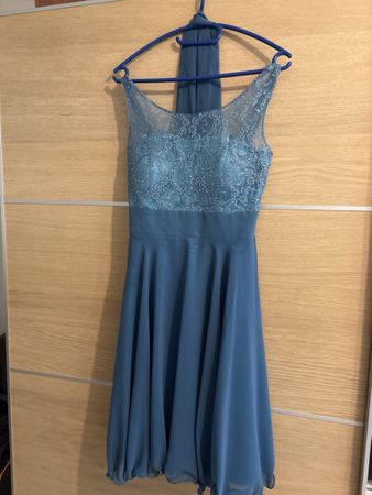 Festliches Chiffon-Kleid für Abschlussfeier Grösse 170