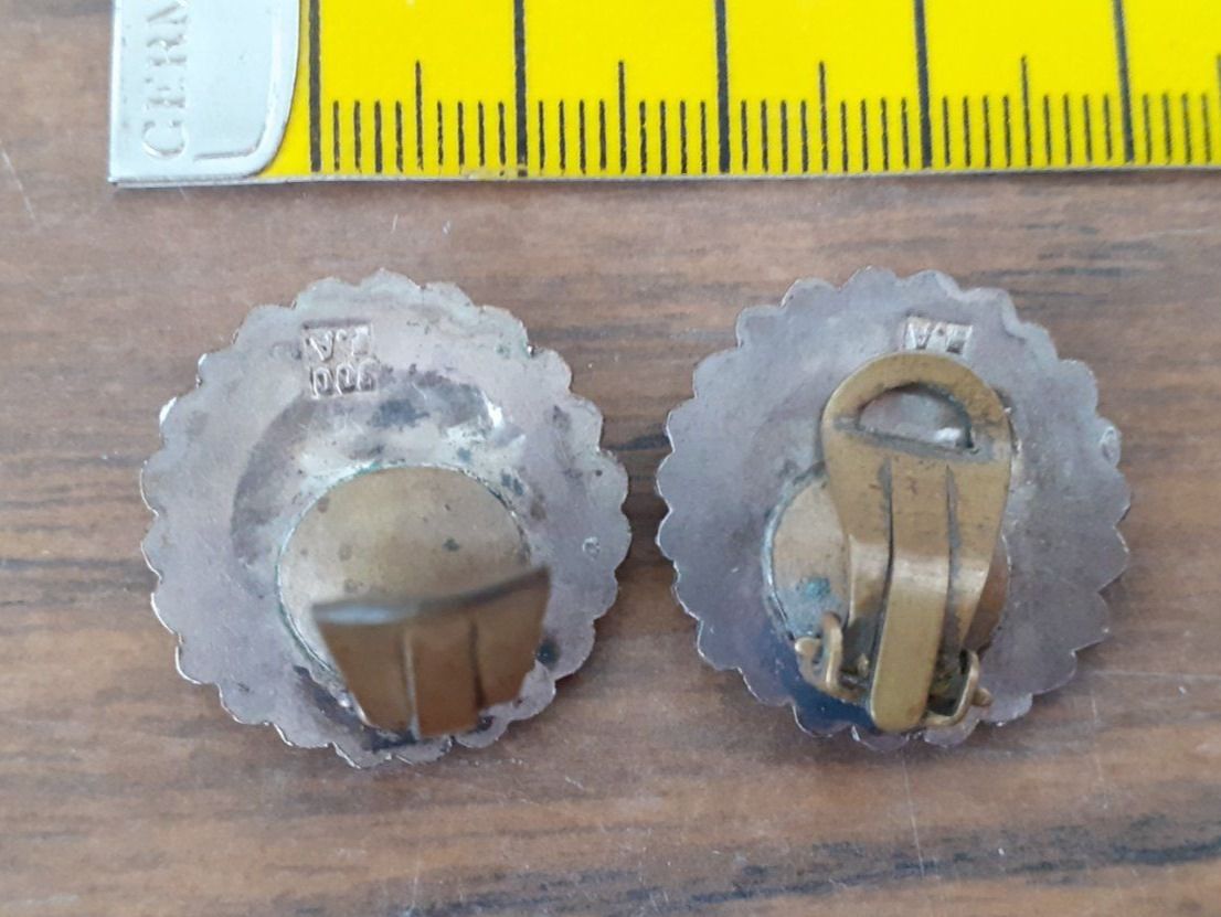 Orecchini pendenti & Orecchini a lobo: Ohrclips Vintage Silber Blaue Moschee – Usato da Mörschwil venduto da wunderkiste44 9