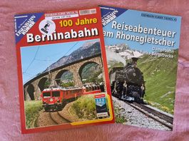 2er Set Magazin "Eisenbahn Kurier" Bernina- und Furkabahn