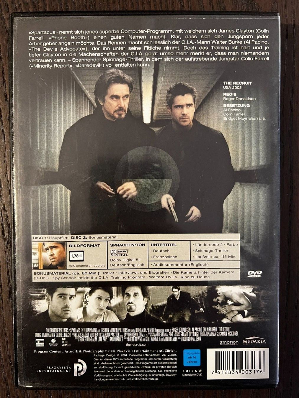 Tutti i DVDs: The Recruit – Usato da Zürich venduto da FilmFreunde 1