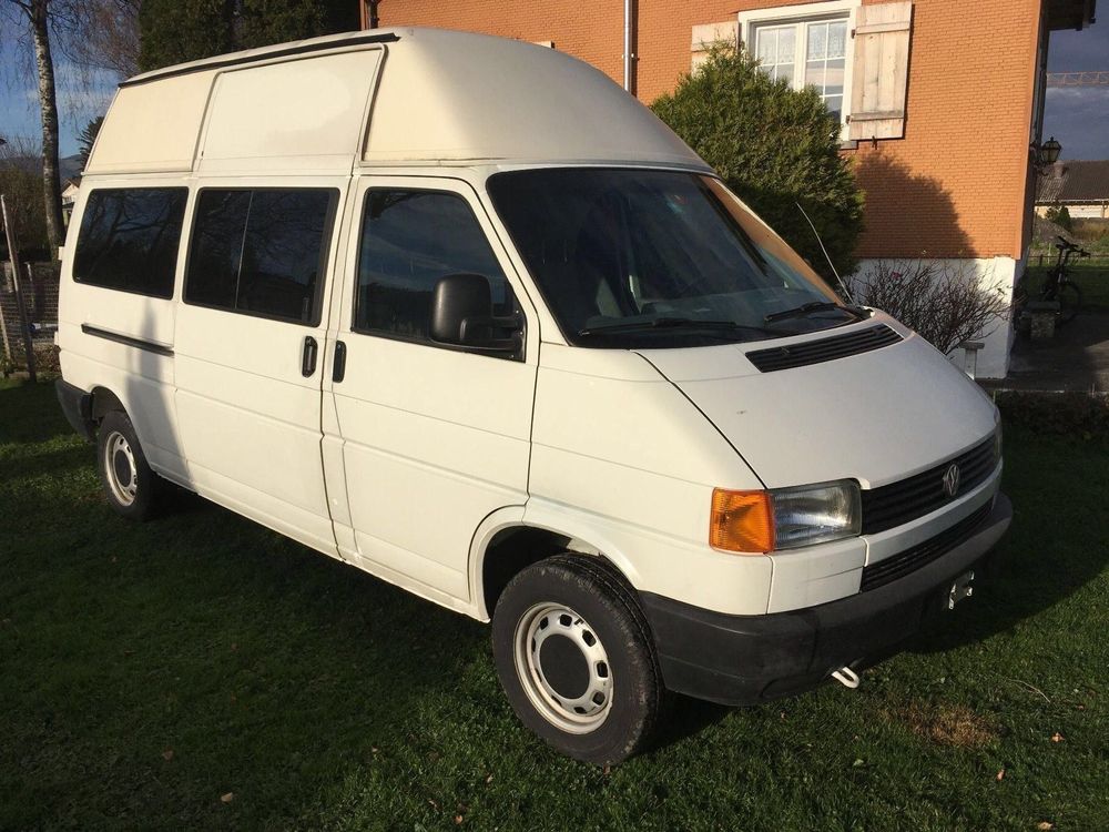 VW T4, Weiss, Hochdach, Lang, 10 1 Sitze | Acheter sur Ricardo