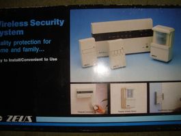vintage Alarmanlage ZEUS Wirless Security System unused