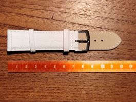 22mm Bracelet de montre en cuir