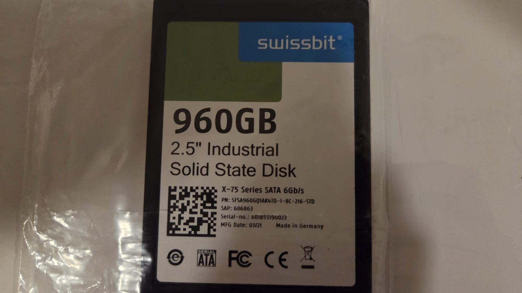 Dischi rigidi: SSD Suisse 1TB Swissbit Sata 2.5" – Usato da Neuchatel venduto da StevChamb110 1