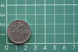 währung italiana 50 lire 1975