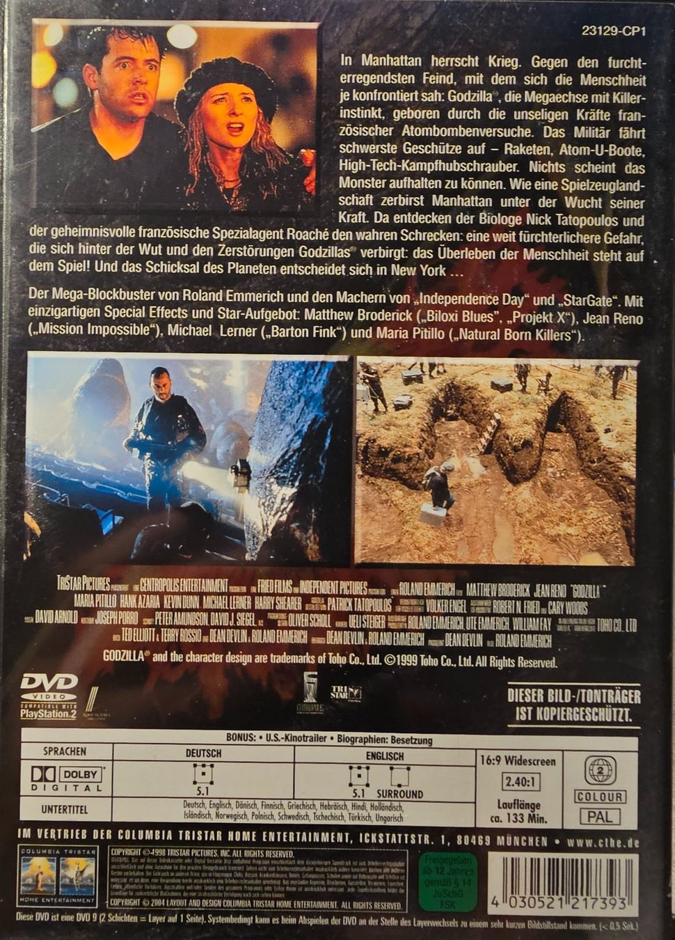 Tutti i DVDs: Godzilla – Usato da Wahlen b. Laufen venduto da Cg10 1