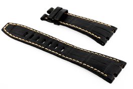Audemars Piguet Royal Oak 42mm black leather strap 28mm NEW