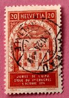 Nr.167 getempelt  50 Jahre Weltpostverein 1924   