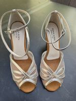 Tanzschuhe Anna Kern silber Grösse 5.5 guter Zustand
