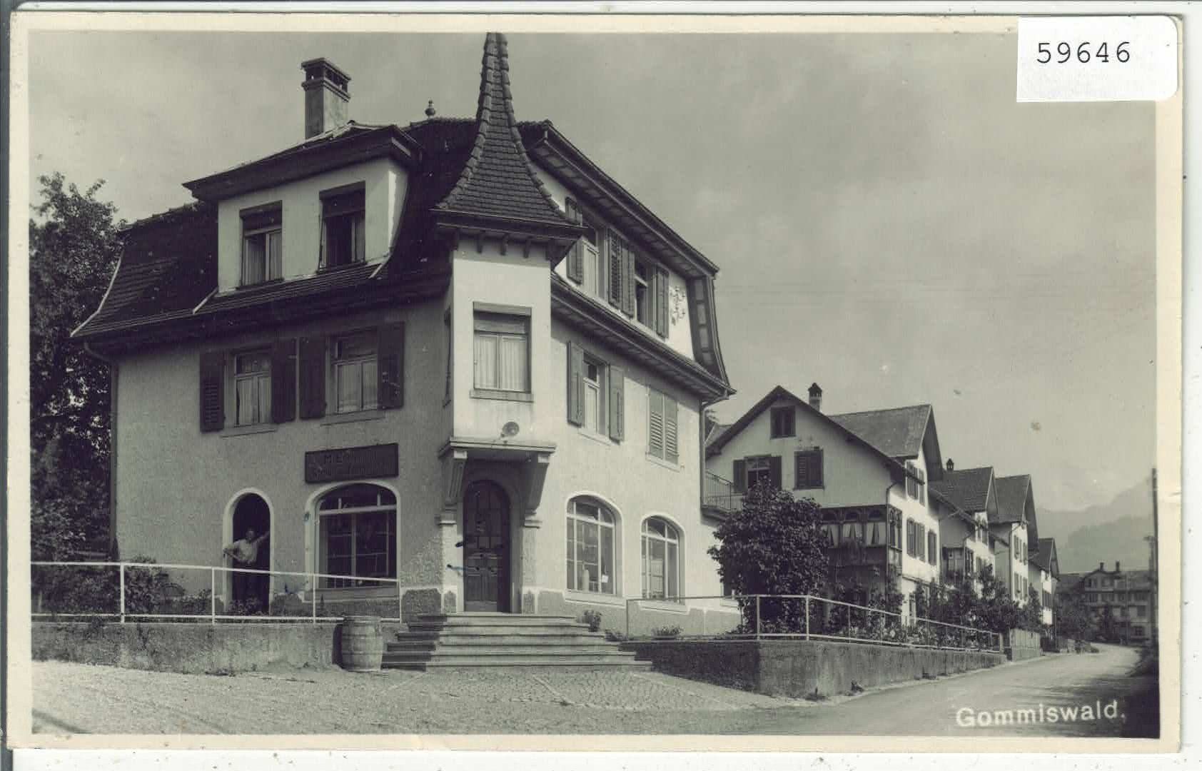 Cartoline postali: Gommiswald - M. Eschmann Sattlerei – Usato da Ettingen venduto da Kartenplanet