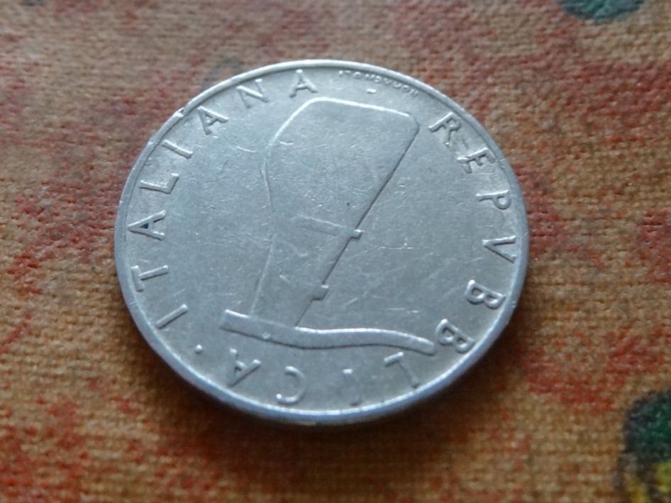 Tutti le monete: ITALIE  5  Lire  1954 – Usato da Romanel-sur-Lausanne venduto da Swift13 1