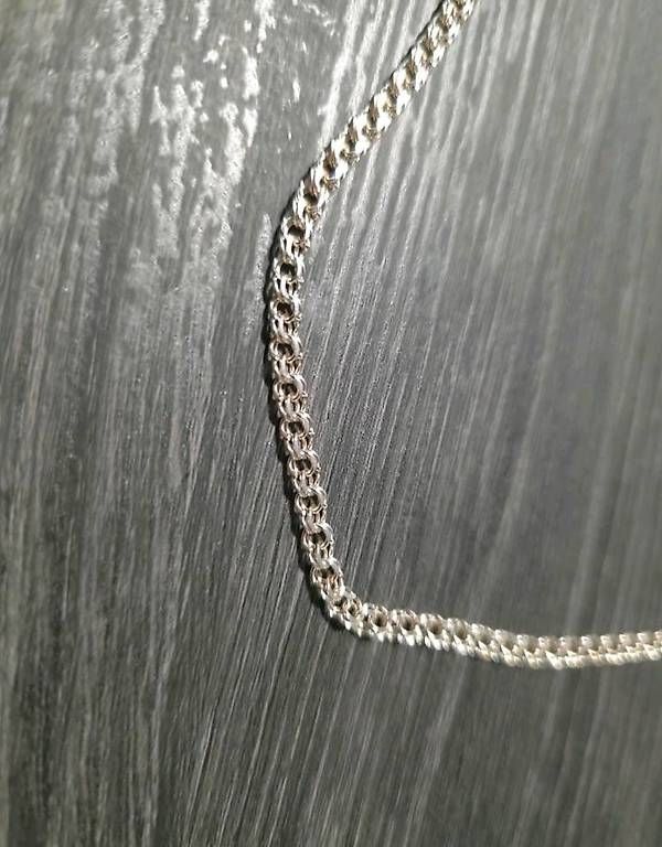 Catenine: Schöne silberfarbene Kette 50 cm  Neu – Usato da Hölstein venduto da dmi_my97 1