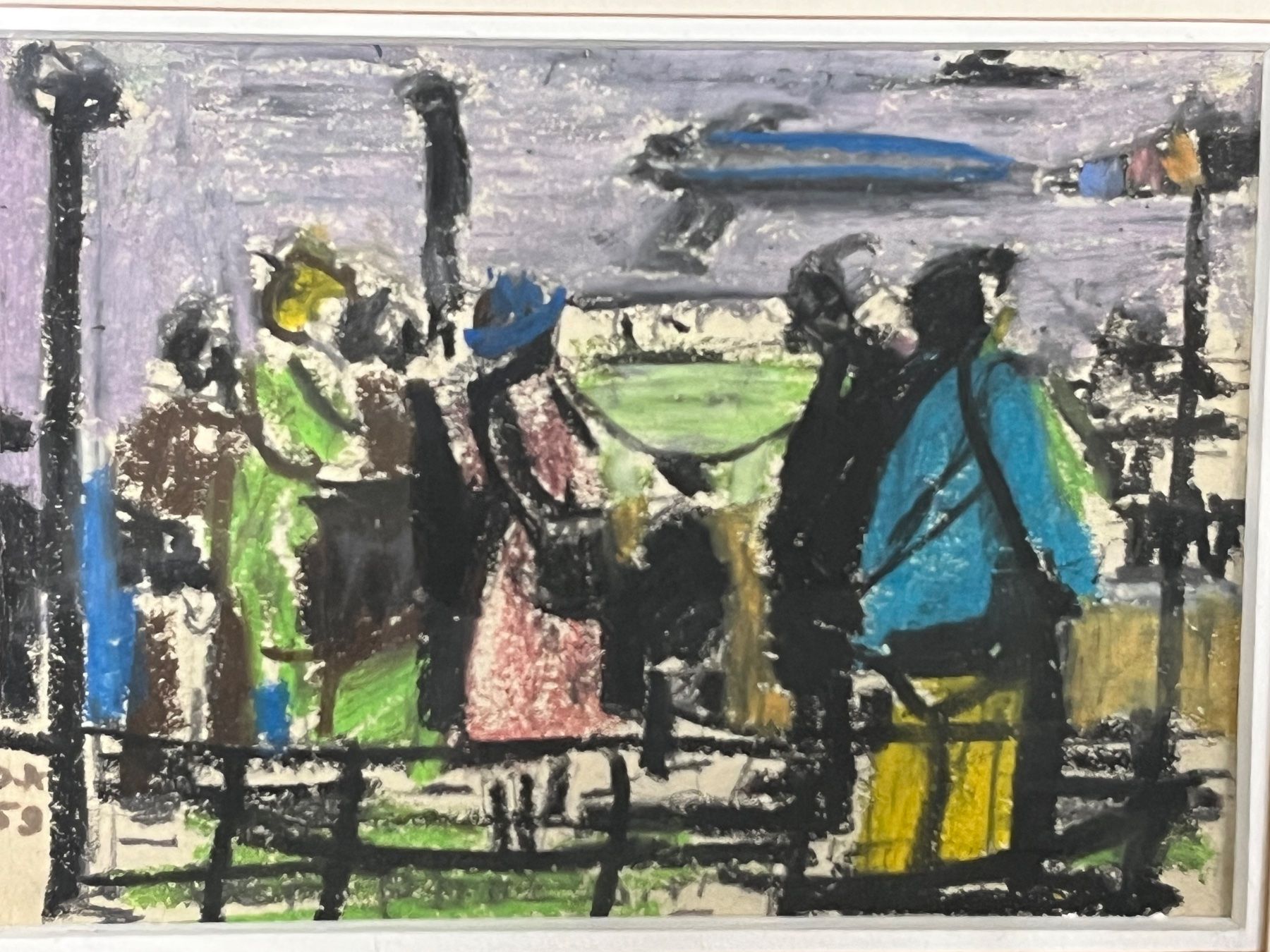 Dipinti: OTTO KLEIN - Abstrakte Collage-Kunst - Gerahmt, Einzigartig – Usato da Basel venduto da Kaffee_und_Kunst