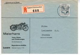 R - Brief Luzern / Meierhans Reparaturwerkstätte