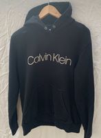 Superbe sweat-shirt hoodie noir CALVIN KLEIN 100%coton t.L
