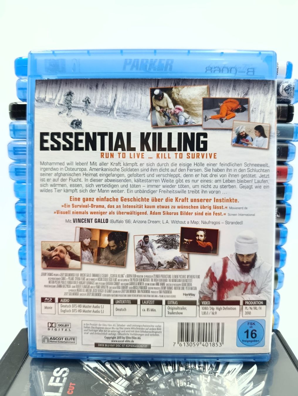 Tutti i DVDs: Essential Killing Blu Ray Film – Usato da Wil SG venduto da Donaldus 1