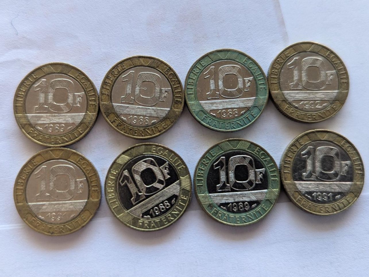 Tutti le monete: France pieces de 10FF – Usato da Porrentruy venduto da jmbechir