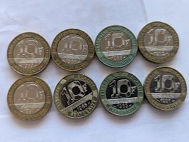 France pieces de 10FF,delivery mi September