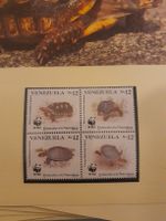 Bloc de 4 timbres Venezuela tortues WWF - Rare!