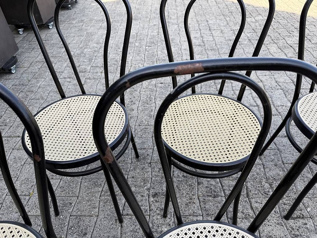 Stühle: Bistrostühle schwarz Metall – Gebraucht aus Oberaach von mullis65 2