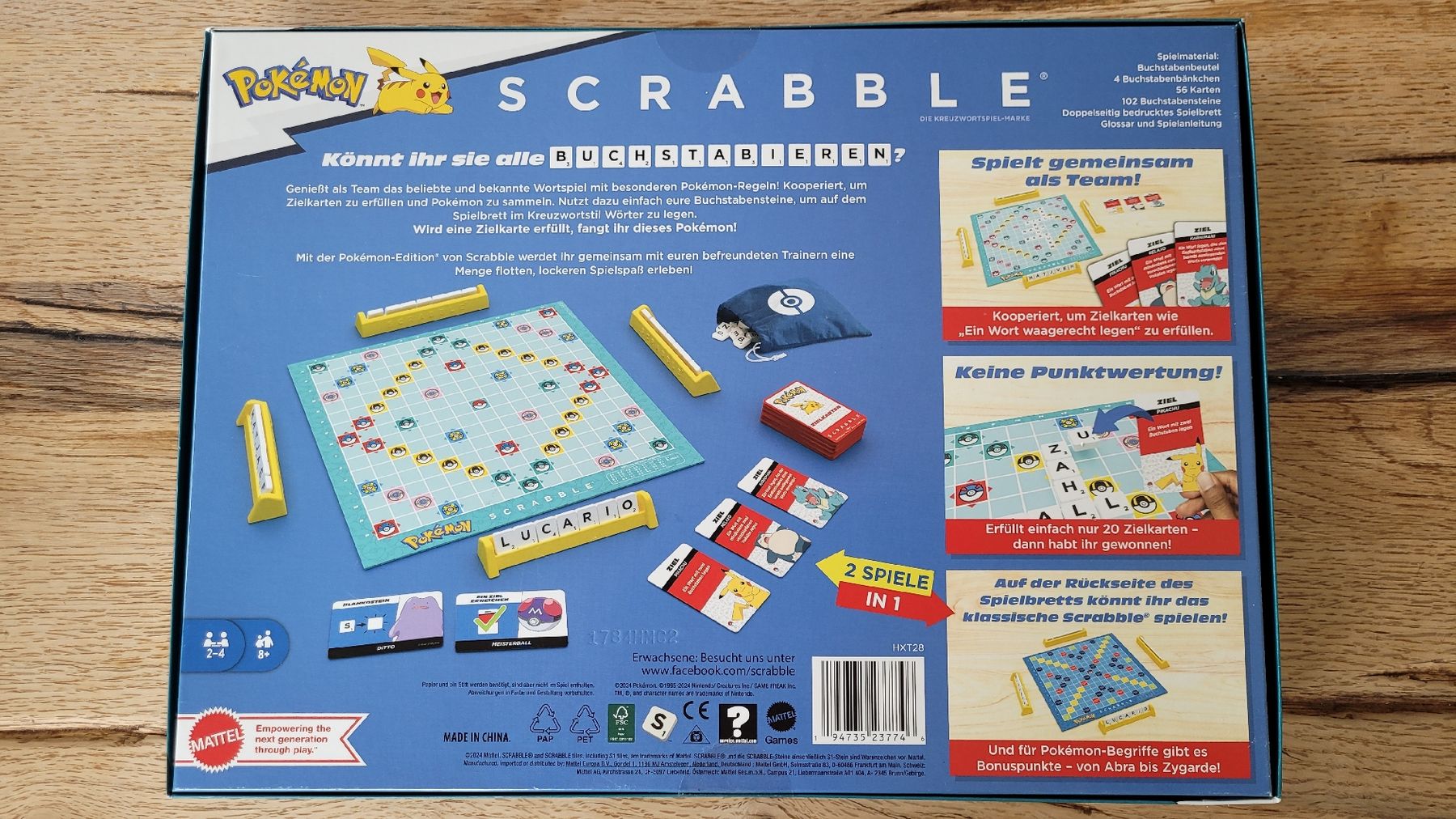 Mattel Giochi: Pokémon Scrabble - Neu – Nuovo e nell'imballaggio originale da Uster venduto da gopens 1