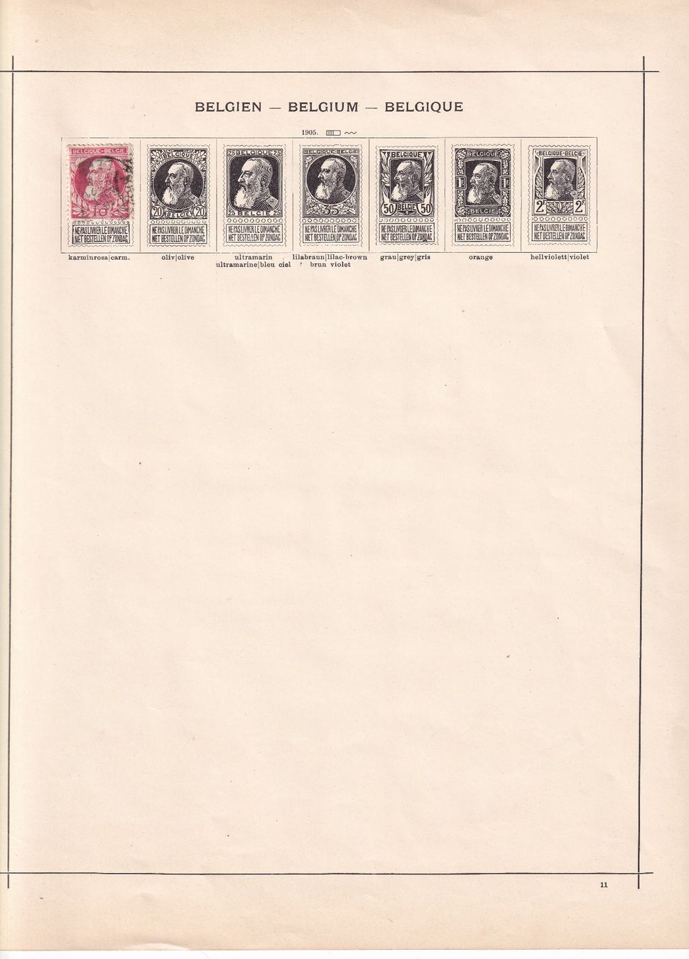Tutti i francobolli: Restsammlung Belgien ab 1869 - 1905 – Usato da Birsfelden venduto da chr_yq2g 4