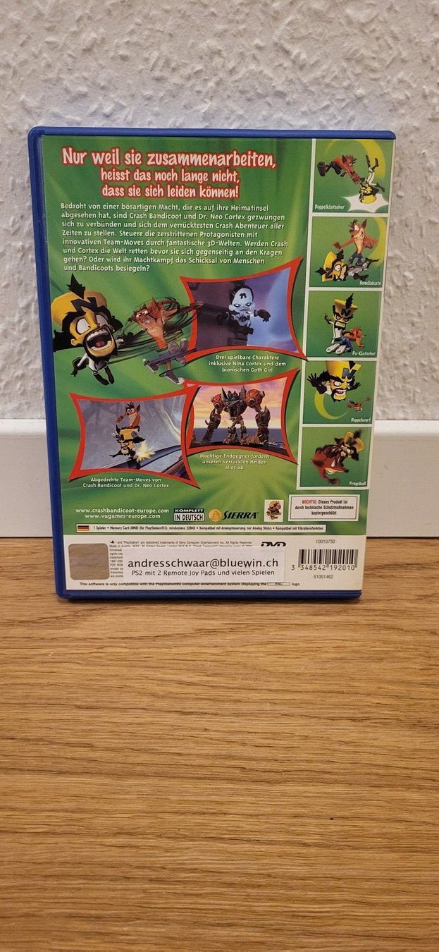 Sony Spiele: PS2 - Crash Twinsanity – Gebraucht aus Münsingen von Heroism2010 1