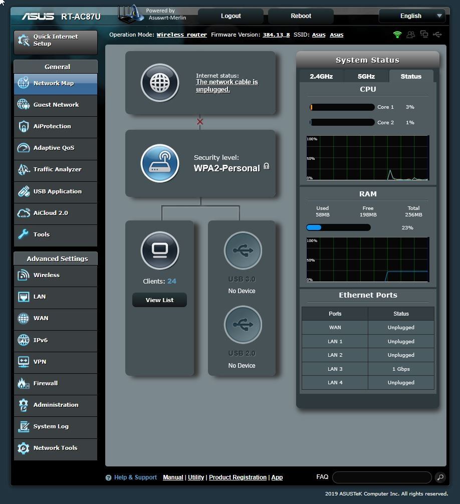 Asus Modem & Router: Asus RT-AC87u, WiFi Router – Usato da Wolfhausen venduto da Dragons01 3