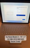 Surface Book 3 – 15" | i7 | 32 GB | 512 GB SSD | inkl Dock 2