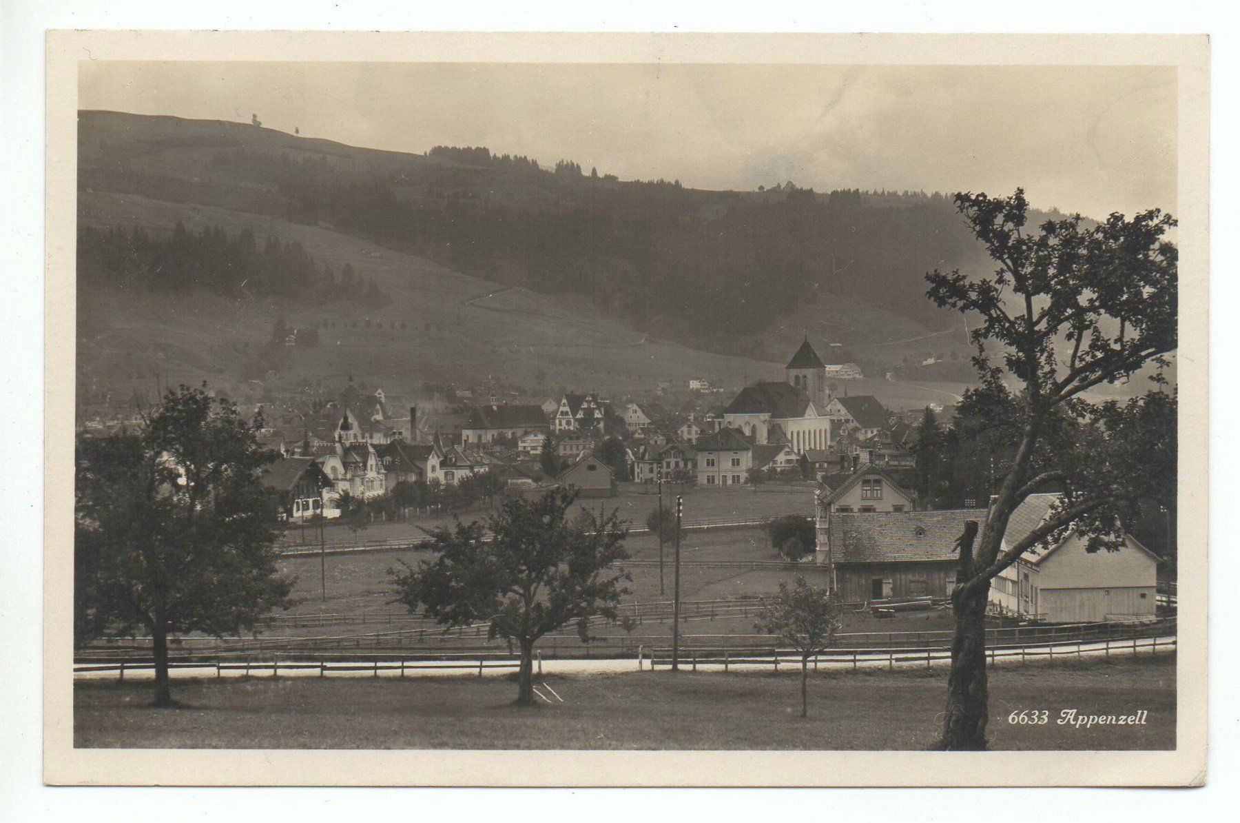 Cartoline postali: APPENZELL gel. 1928 n. Basel – Usato da Jona venduto da philajona