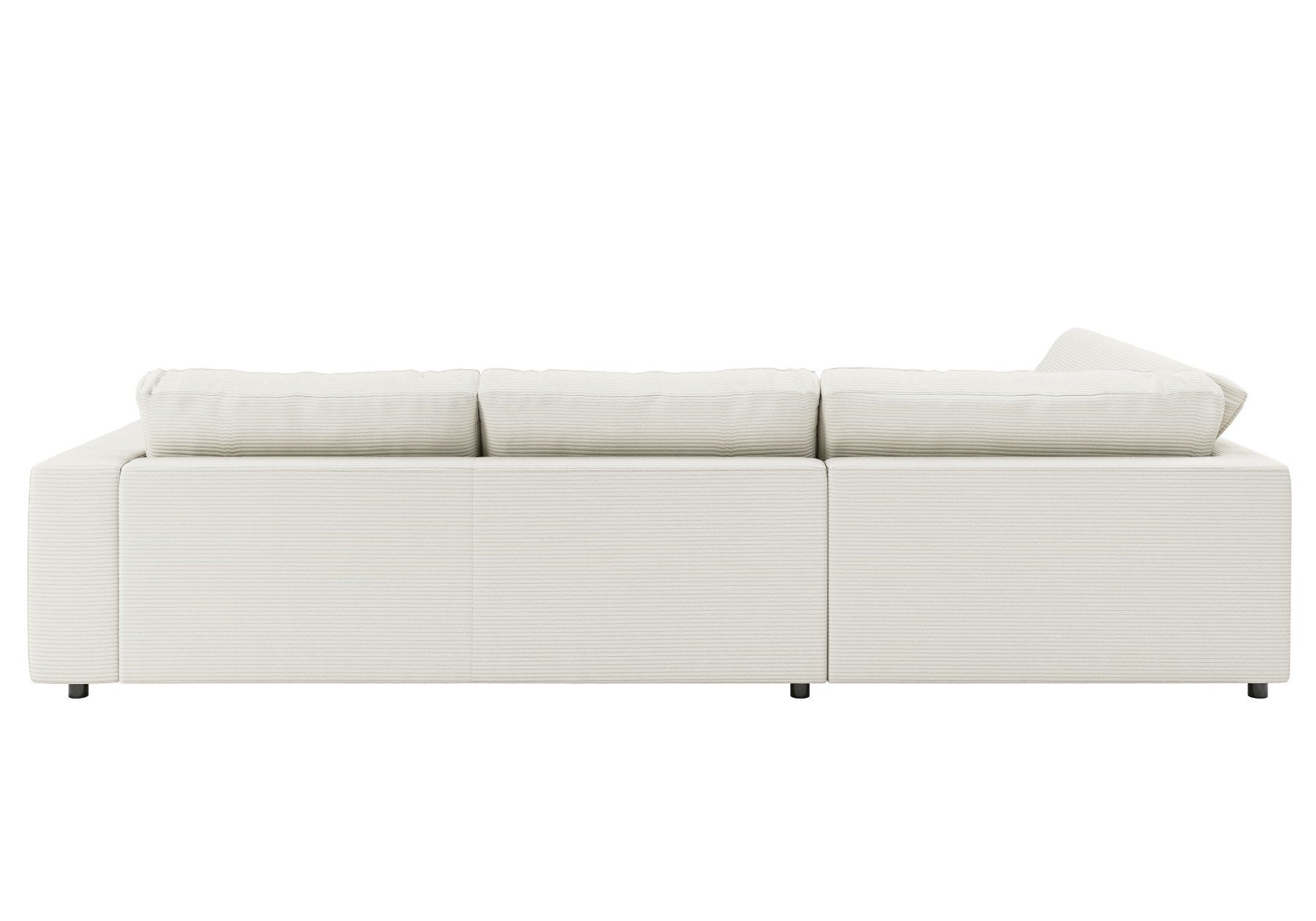 Sofas: Ecksofa High End in Cord light grey Links – Neu und originalverpackt aus Bischofszell von deluxe-moebel 4
