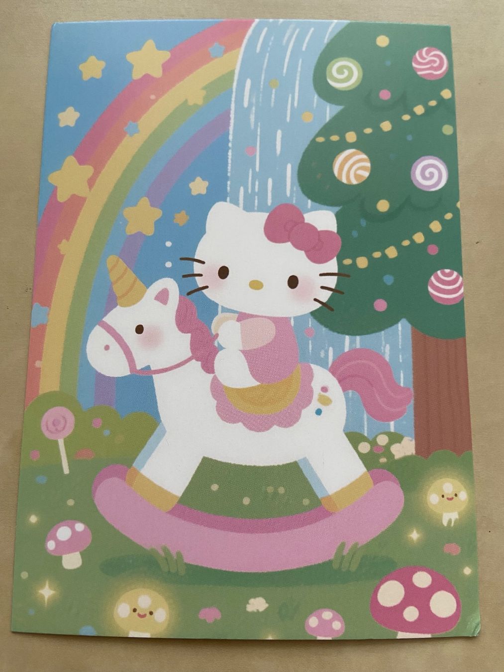 Cartoline postali: Hello Kitty Postkarte neu – Nuovo e nell'imballaggio originale da Luzern venduto da waterfront1