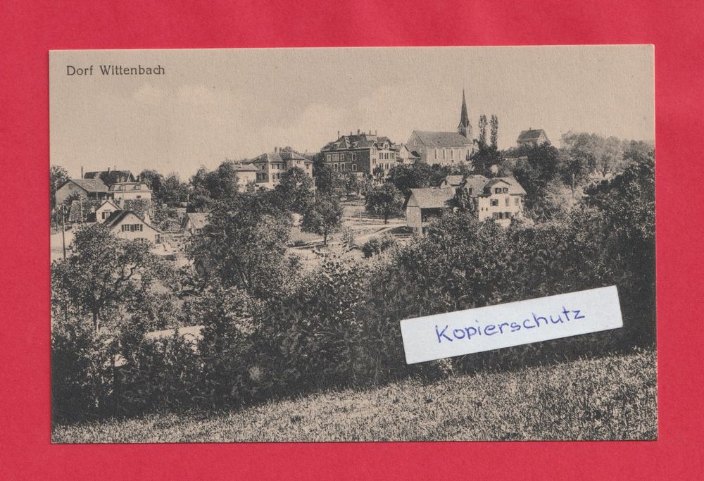Dorf Wittenbach (SG) Kronbühl 1-Bild Lichtdruck (Gebraucht) in Zürich ...