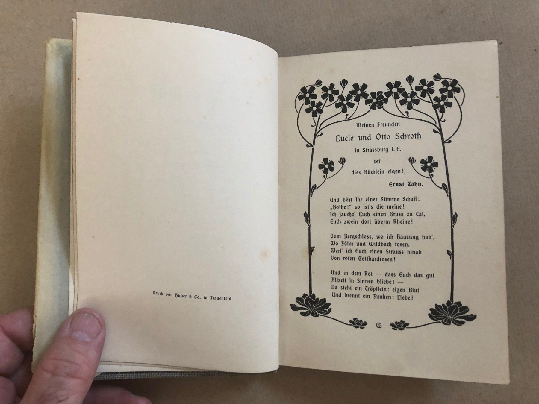 Libri: Ernst Zahn: Der Jodelbub und anderes. 1902 – Usato da Zürich venduto da allp 3