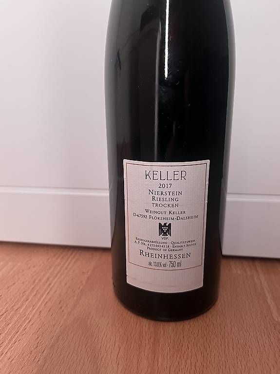 Wein: Keller Nierstein 2017 – Gebraucht aus Zürich von dav_m9zc 2