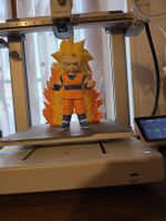 Goku SSJ3 Statue - Premium 400g Multicolor 3D-Druck