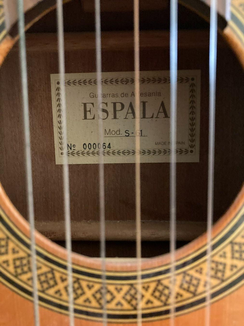 Instruments de musique: Konzertgitarre ESPALA Mod. S-61 Made in Spain – D'occasion à Niederscherli par ypsilon315 1