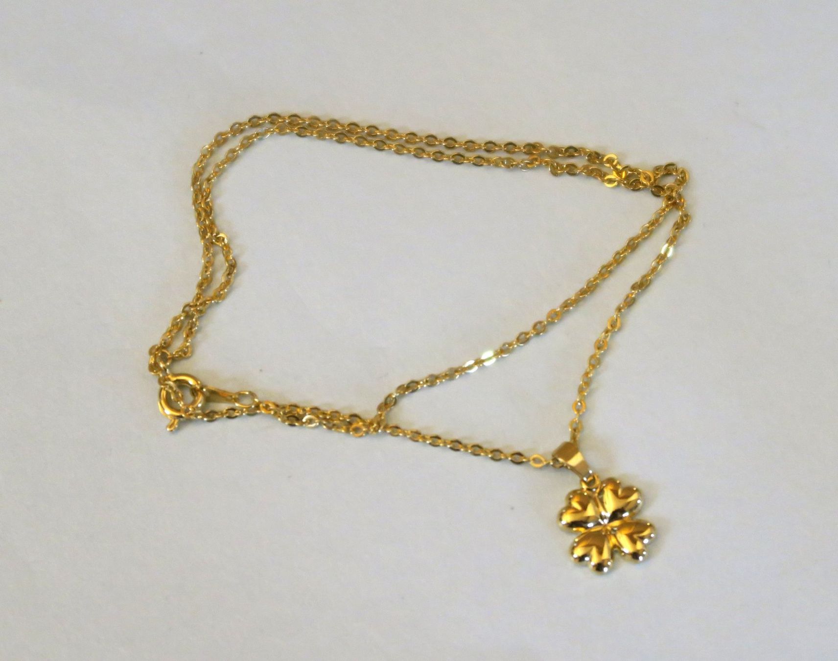 Catenine: Ankerkette mit Kleeblatt – Nuovo (secondo la descrizione) da Brittnau venduto da marlenestone 2